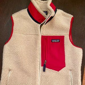 Patagonia Classic Retro-X Women’s Fleece Vest Natural worn twice!!!